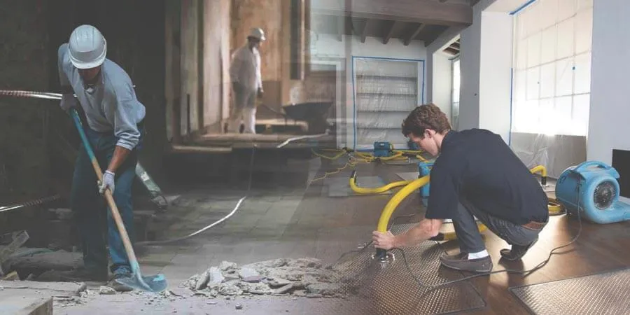 Water Damage Restoration services in Marion, IL